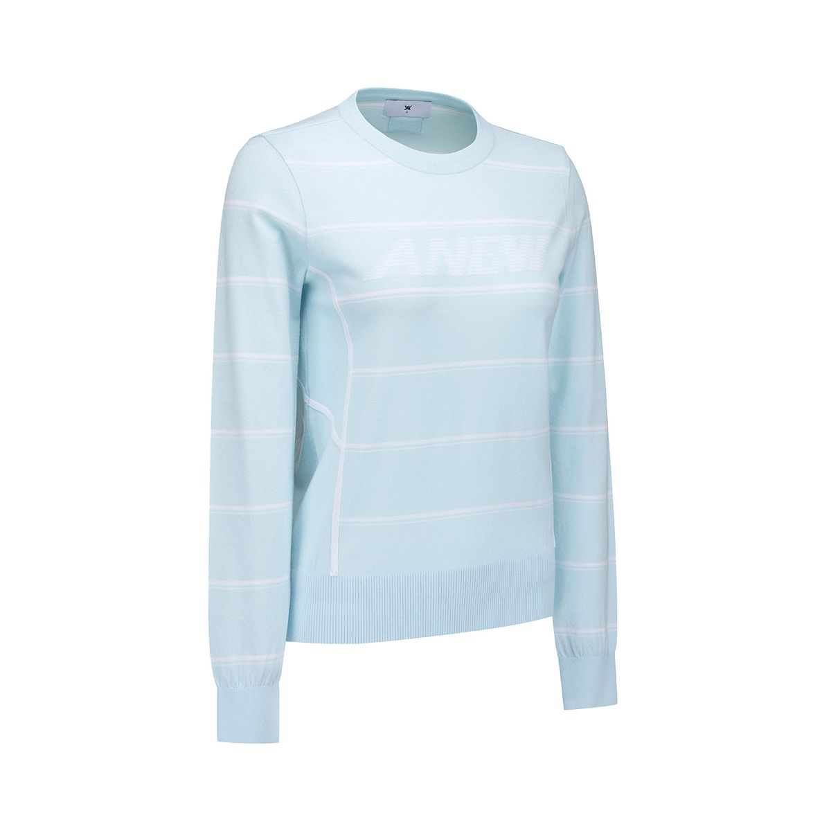 어뉴골프(ANEW GOLF) WOMEN STRIPE ROUND SWEATER_IB