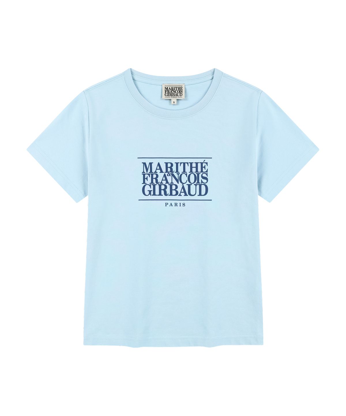 마리떼 프랑소와 저버(MARITHÉ + FRANҪOIS GIRBAUD) W CLASSIC LOGO TEE ice blue