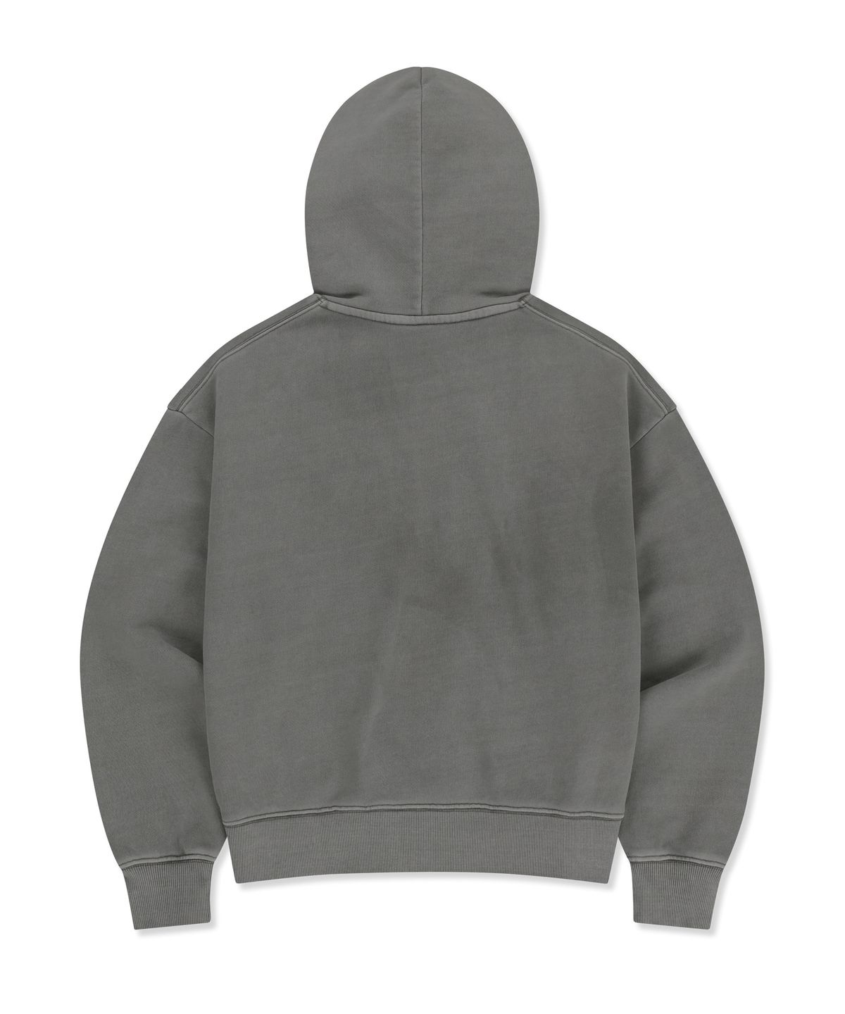 브라운브레스(BROWNBREATH) W PATCH CROP HOODIE - GREY