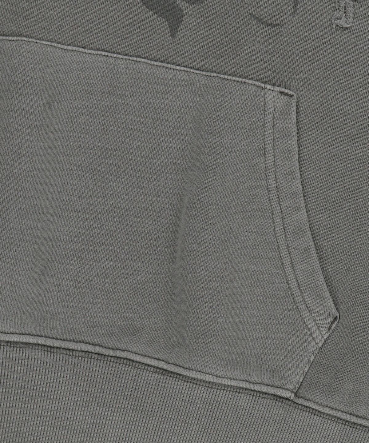 브라운브레스(BROWNBREATH) W PATCH CROP HOODIE - GREY