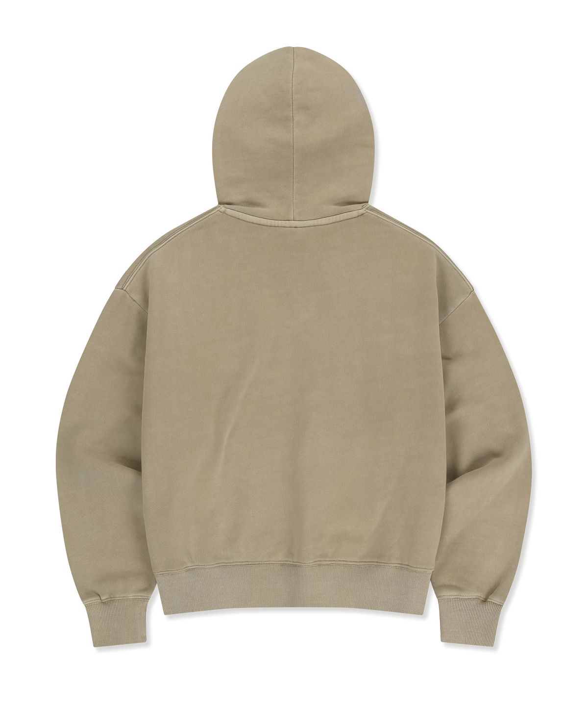 브라운브레스(BROWNBREATH) W PATCH CROP HOODIE - BEIGE