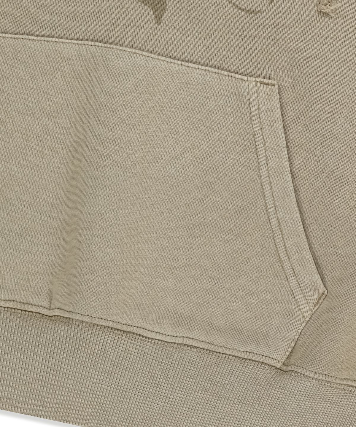 브라운브레스(BROWNBREATH) W PATCH CROP HOODIE - BEIGE
