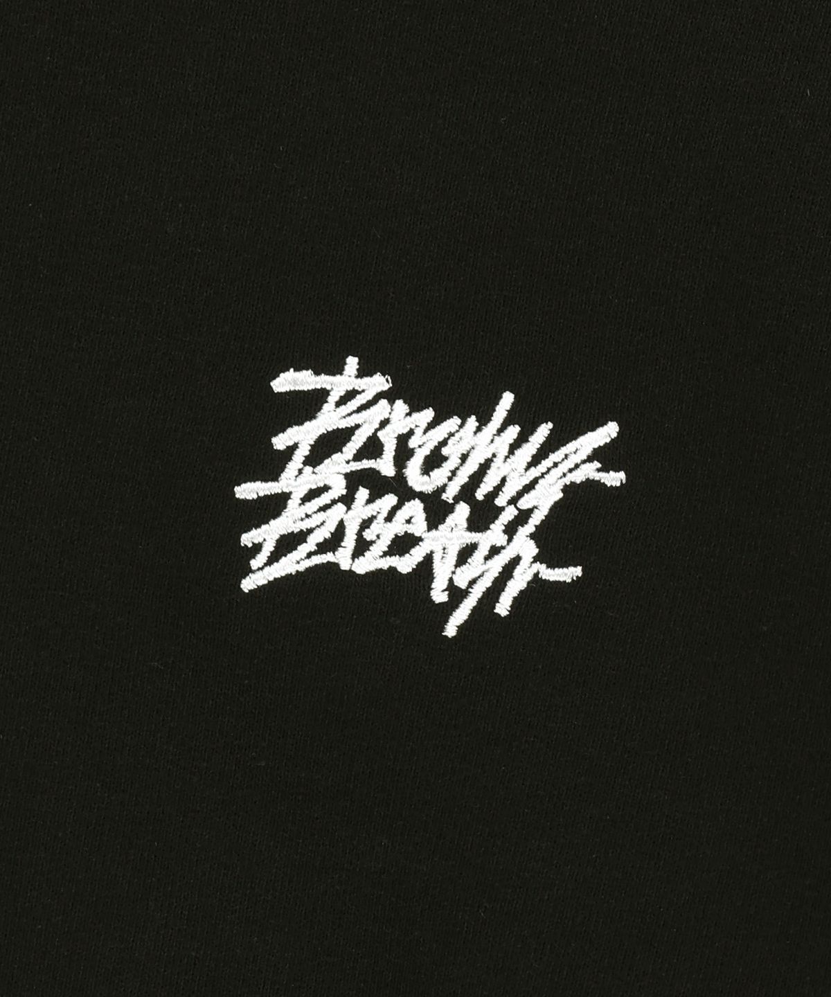 브라운브레스(BROWNBREATH) W CRUSH TAG KITTY HOODIE - BLACK