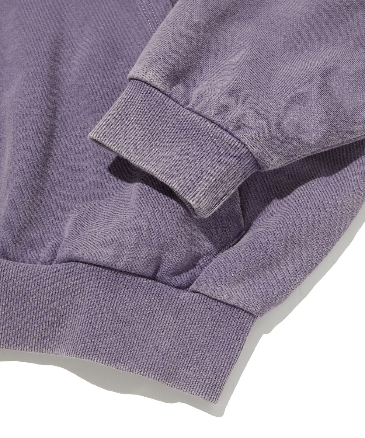 스웨이드(SUADE) CROPPED WASHED HOOD ZIP UP [PURPLE]