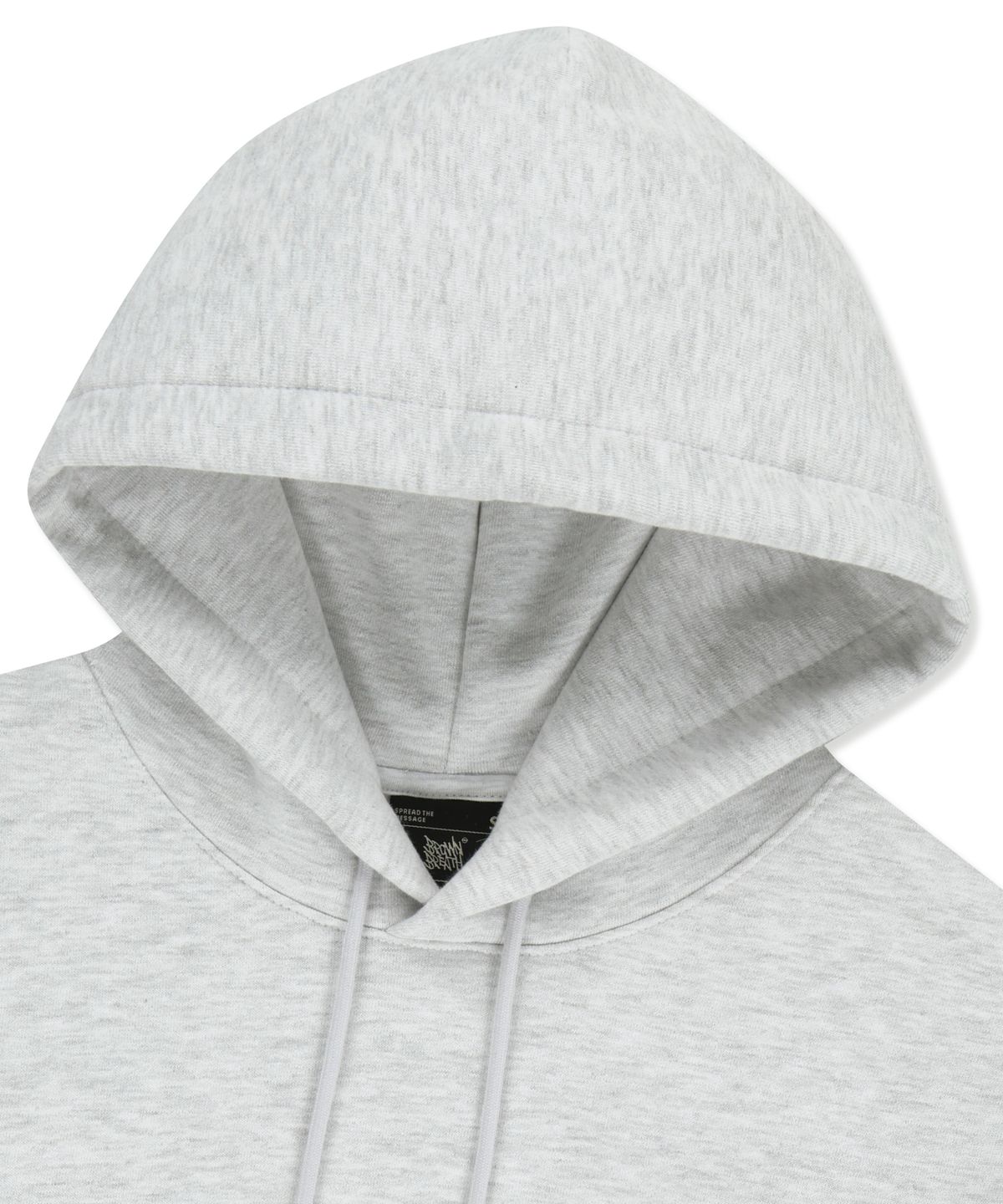 브라운브레스(BROWNBREATH) W CRUSH TAG KITTY HOODIE - ASH