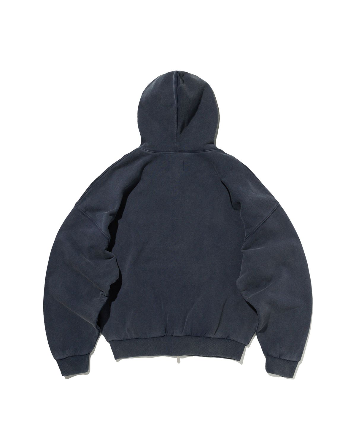 스웨이드(SUADE) CROPPED WASHED HOOD ZIP UP [WASHING NAVY]