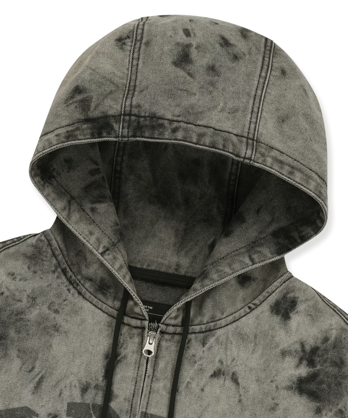 브라운브레스(BROWNBREATH) W DAMAGED DENIM JACKET - BLACK
