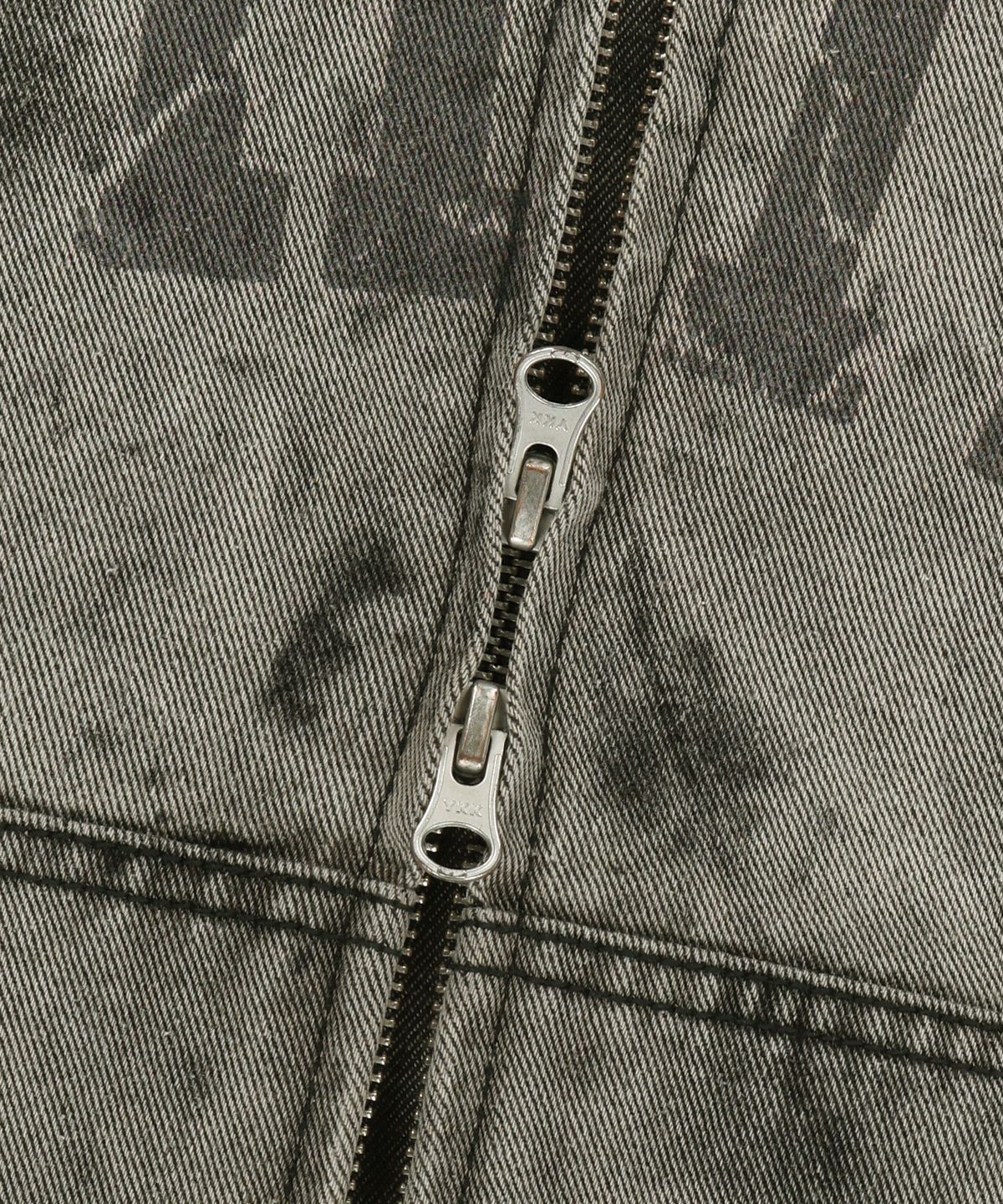 브라운브레스(BROWNBREATH) W DAMAGED DENIM JACKET - BLACK