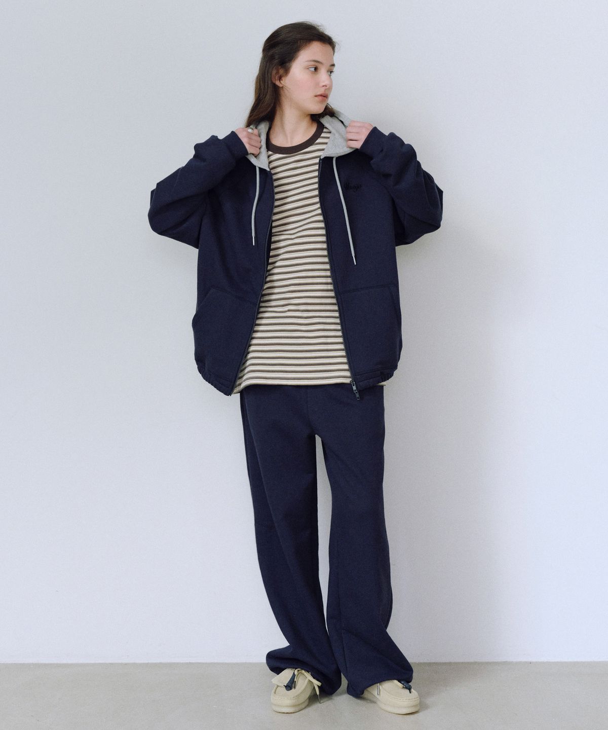 유라고(URAGO) Play block hood zip-up