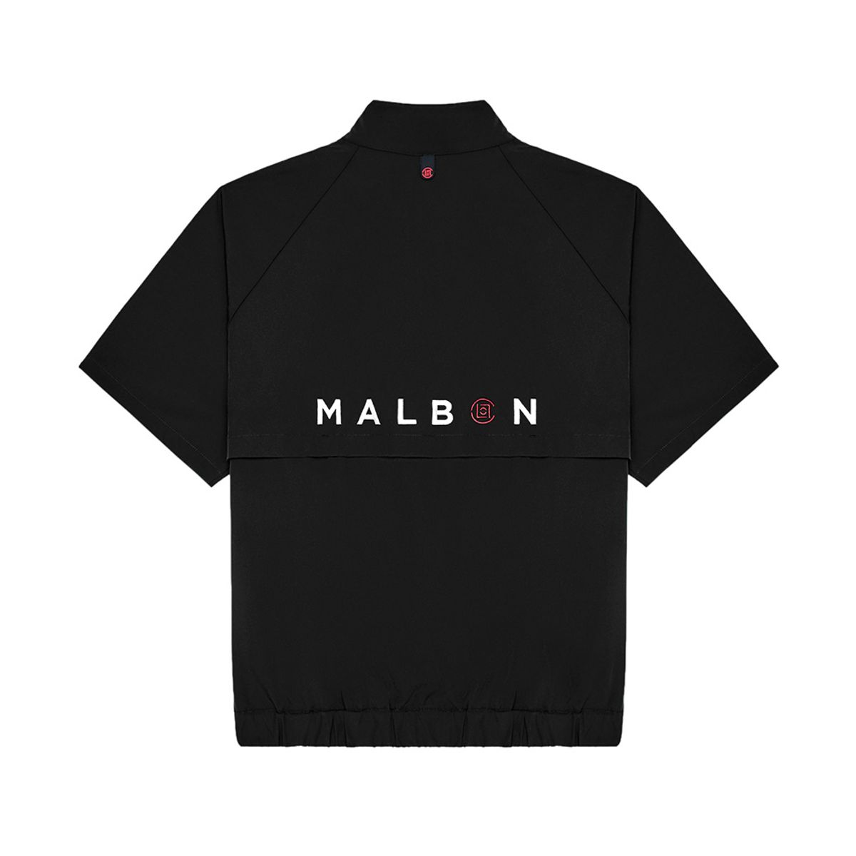 말본 골프(MALBON GOLF) [CLOT] 컬러 블록 반팔 자켓 BLACK (MAN)