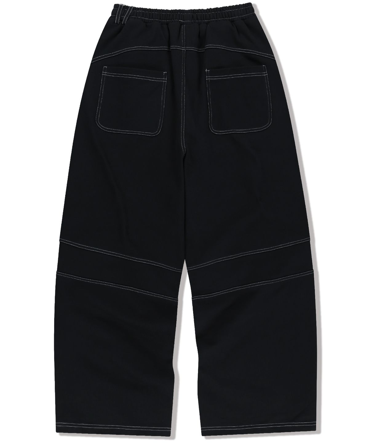 낫포너드(NOT4NERD) Structured Biker Sweat Pants - Black