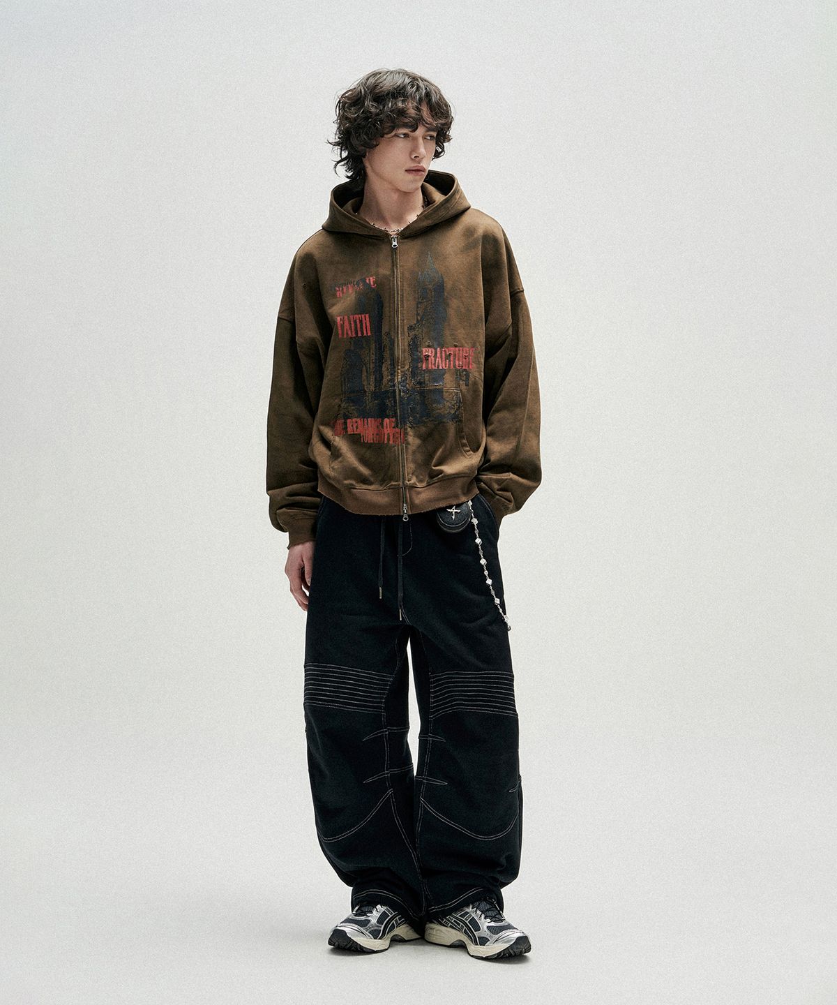 낫포너드(NOT4NERD) Structured Biker Sweat Pants - Black