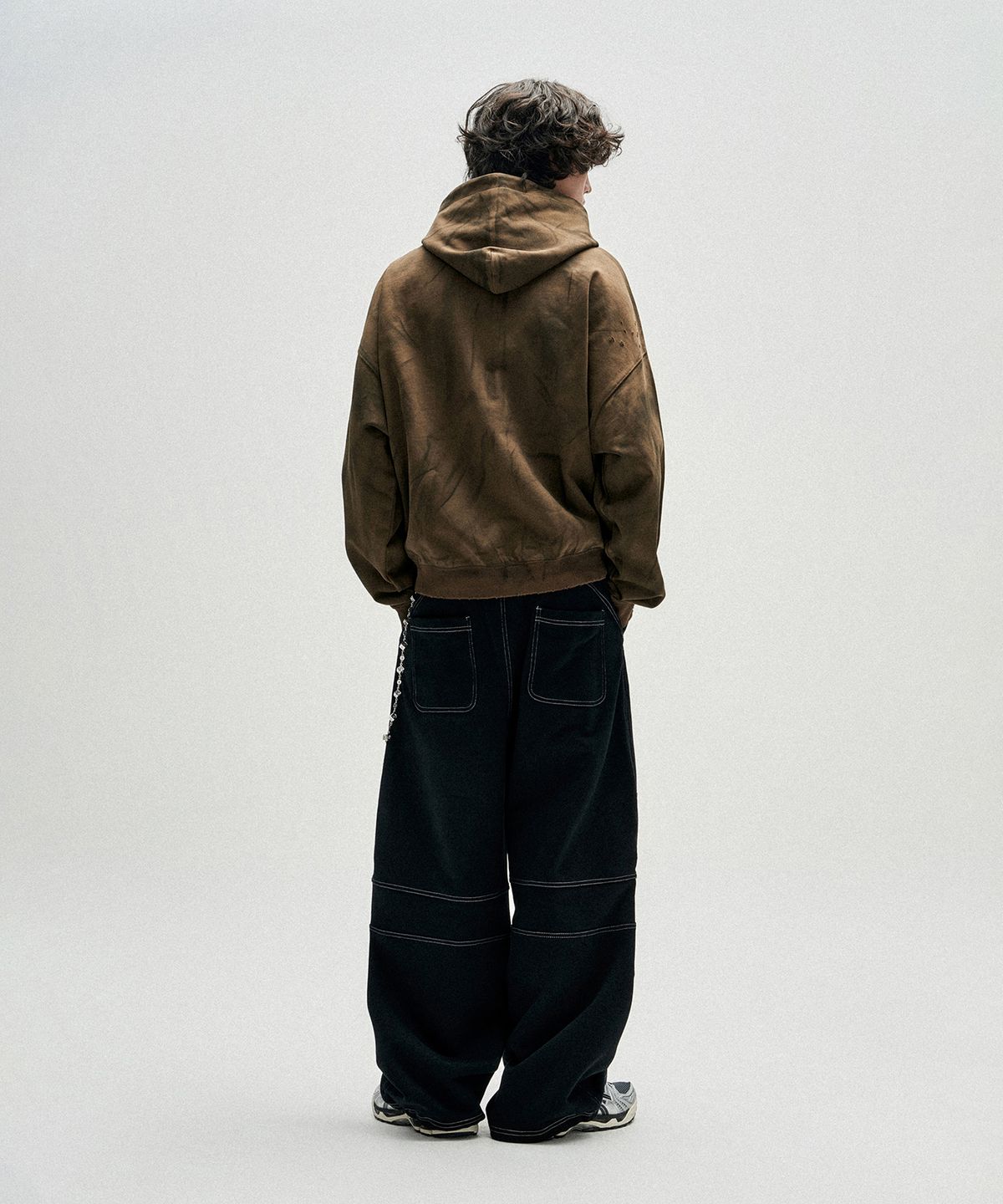 낫포너드(NOT4NERD) Structured Biker Sweat Pants - Black