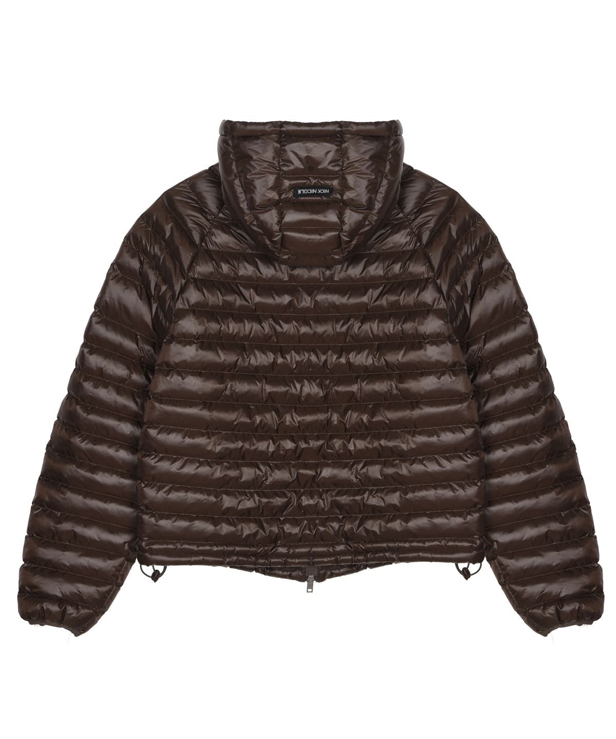 닉앤니콜(NICK&NICOLE) NICOLE LIGHT WEIGHT HOODY PADDING_BROWN