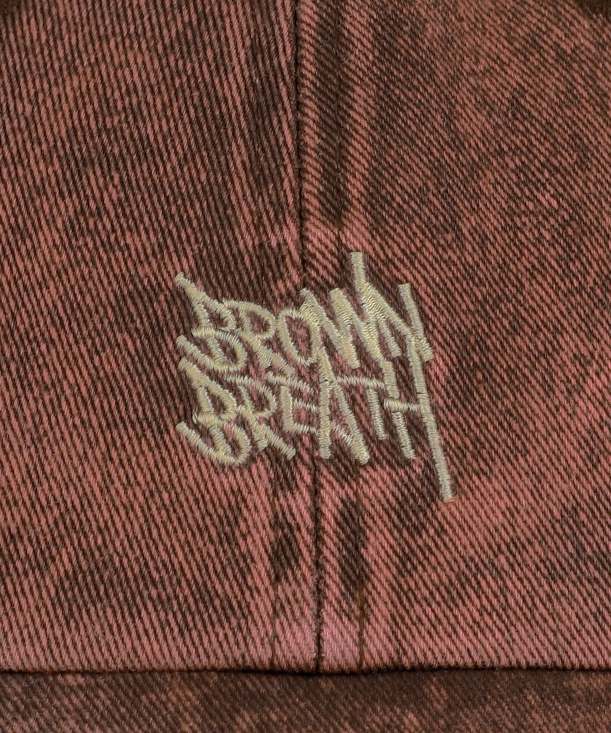 브라운브레스(BROWNBREATH) WASHING TAG CAP - BURGUNDY