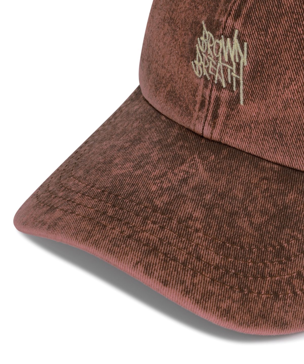 브라운브레스(BROWNBREATH) WASHING TAG CAP - BURGUNDY