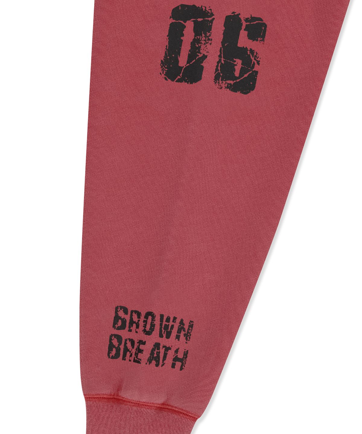 브라운브레스(BROWNBREATH) 2006 PIGMENT CREWNECK - RED
