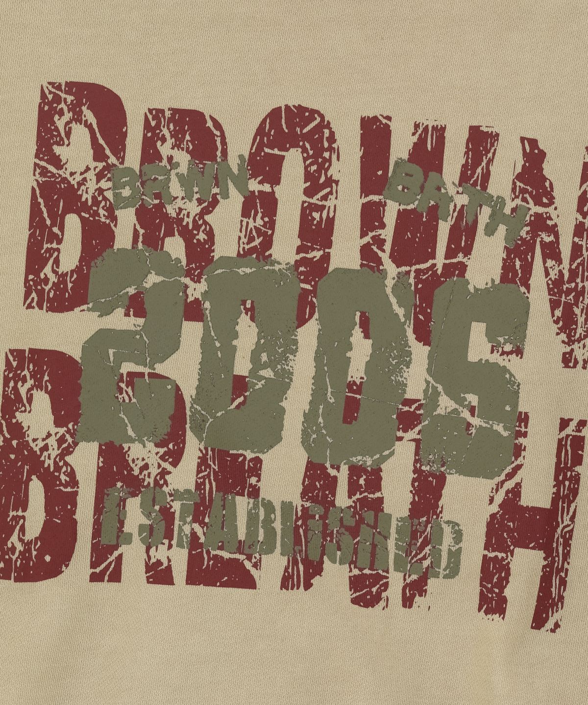 브라운브레스(BROWNBREATH) 2006 PIGMENT CREWNECK - BEIGE