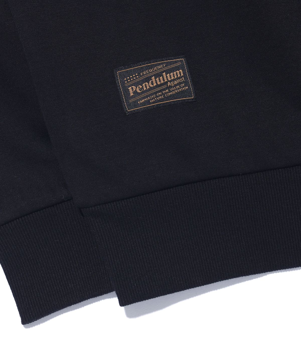 펜듈럼(PENDULUM) 백 로고 투웨이 후드집업 LQ1JU036_BLACK