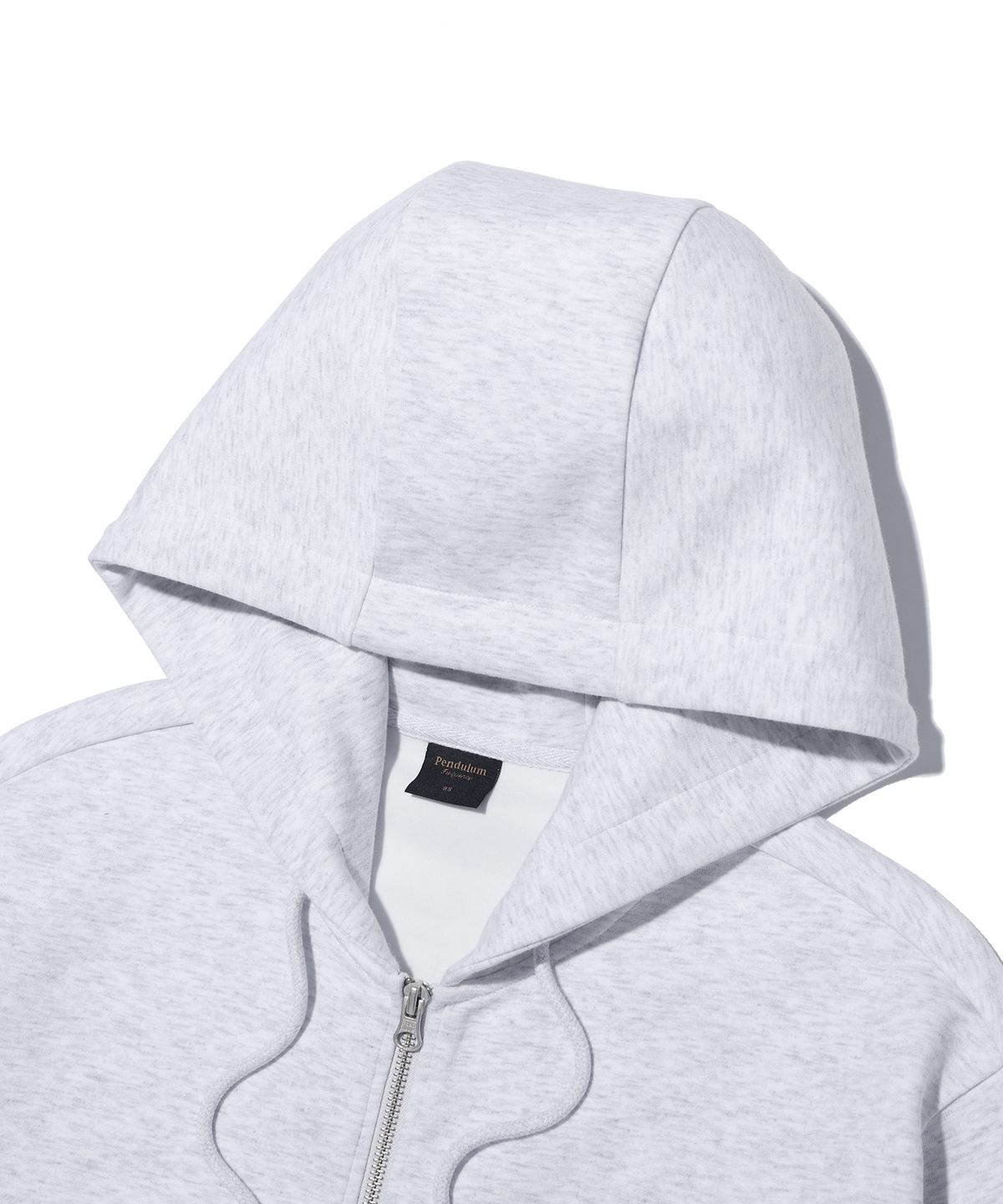 펜듈럼(PENDULUM) 백 로고 투웨이 후드집업 LQ1JU036_LIGHT GREY