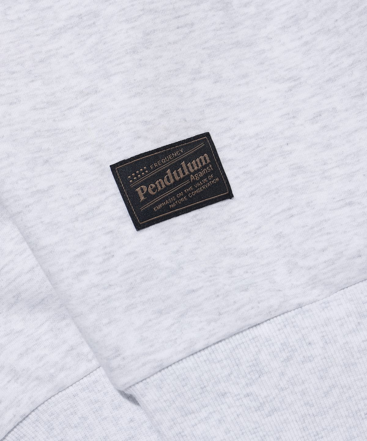 펜듈럼(PENDULUM) 백 로고 투웨이 후드집업 LQ1JU036_LIGHT GREY