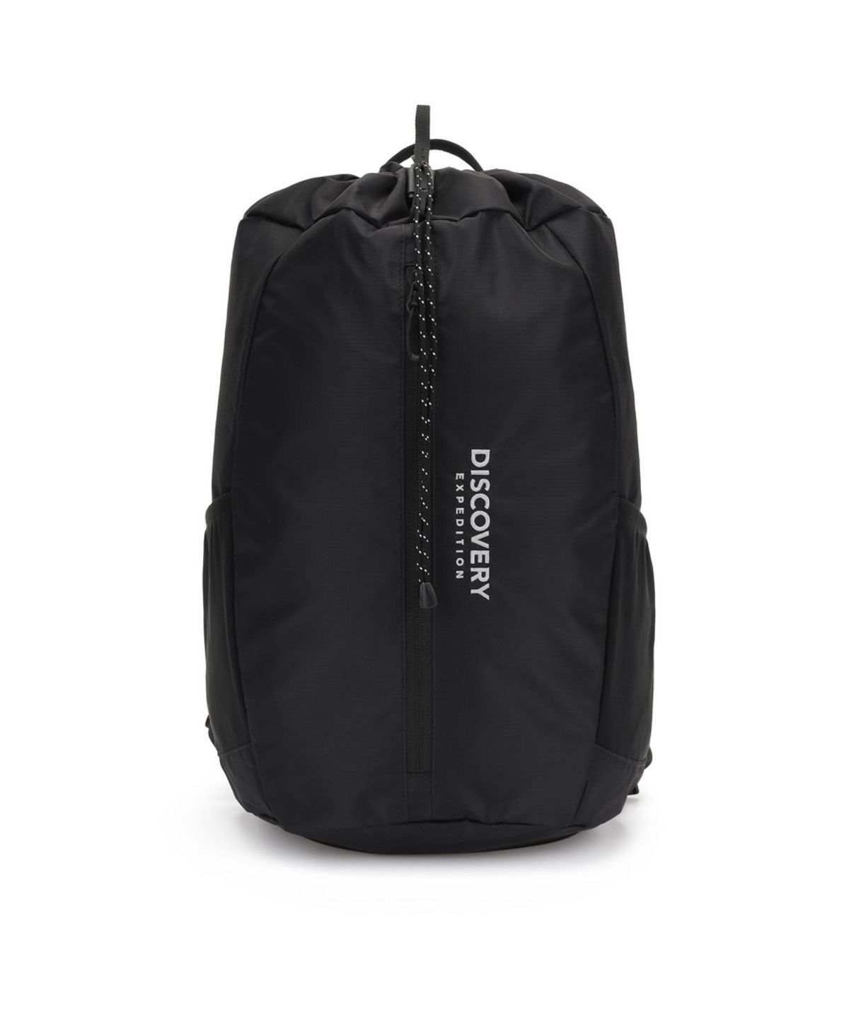디스커버리 익스페디션(DISCOVERY EXPEDITION) 플리커 드로스트링 패커블 백팩 (BLACK)