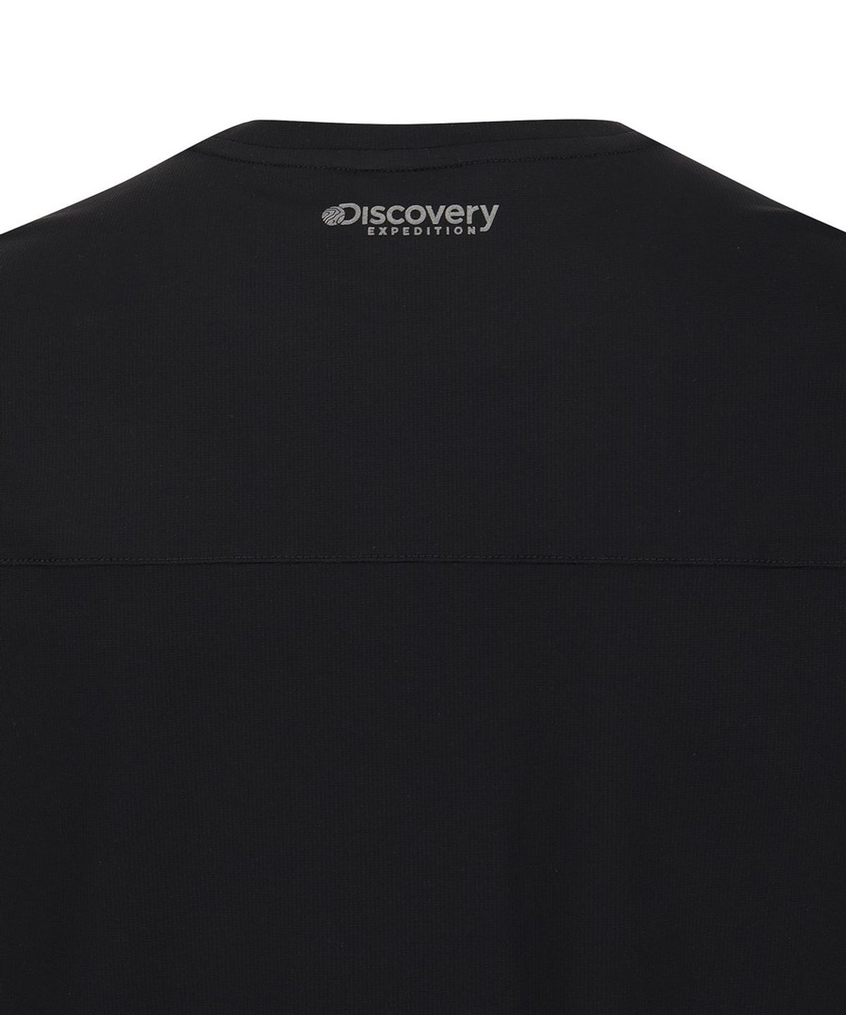 디스커버리 익스페디션(DISCOVERY EXPEDITION) 남성 프레시벤트 조직감 트리코트 반팔티셔츠 (BLACK)
