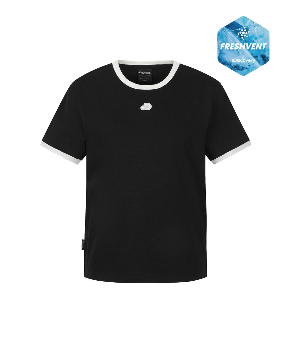 디스커버리 익스페디션(DISCOVERY EXPEDITION) 여성 프레시벤트 에센셜 링거티셔츠 (BLACK)