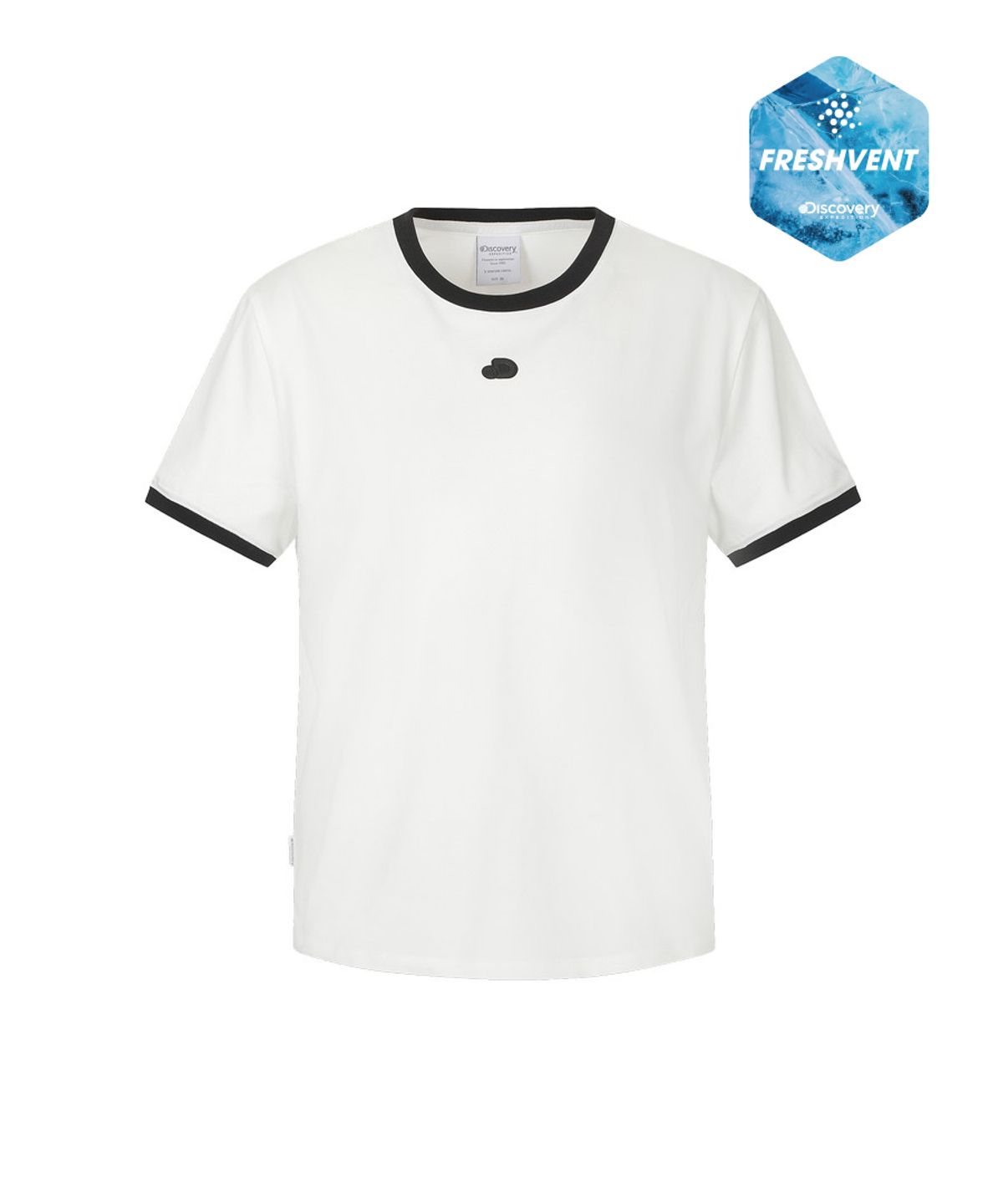 디스커버리 익스페디션(DISCOVERY EXPEDITION) 여성 프레시벤트 에센셜 링거티셔츠 (WHITE)
