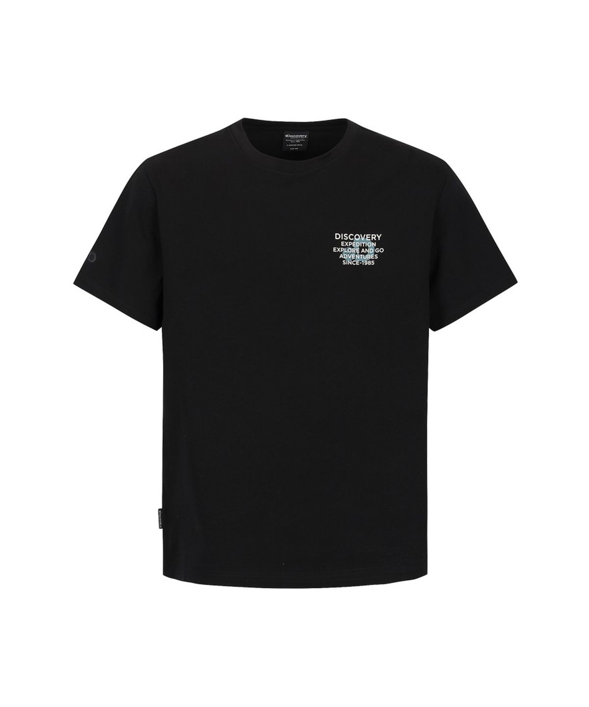 디스커버리 익스페디션(DISCOVERY EXPEDITION) 유니 헤비웨이트 스몰레터 반팔티셔츠 (BLACK)