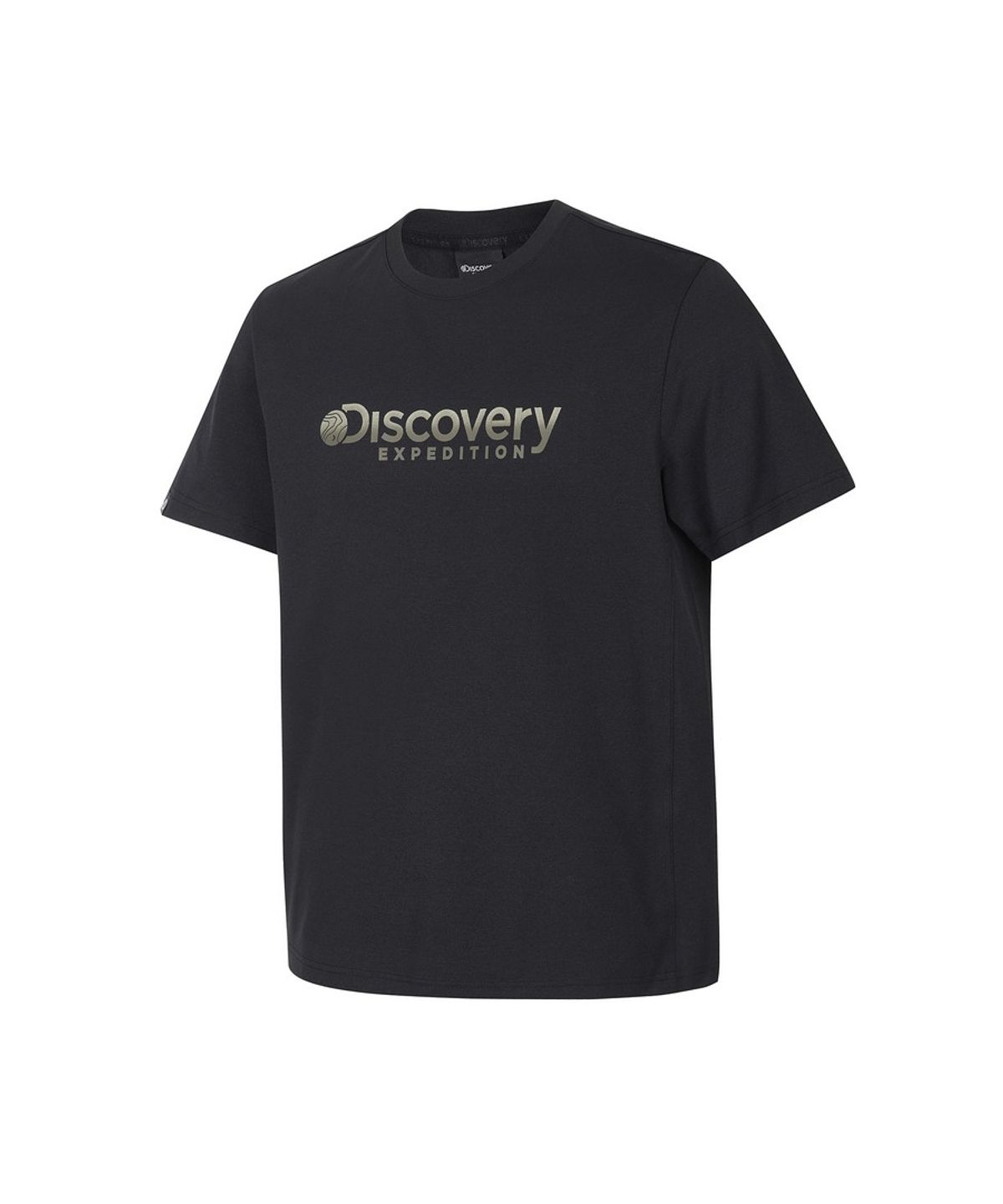 디스커버리 익스페디션(DISCOVERY EXPEDITION) 남성 모레인 빅로고 반팔티셔츠 (BLACK)