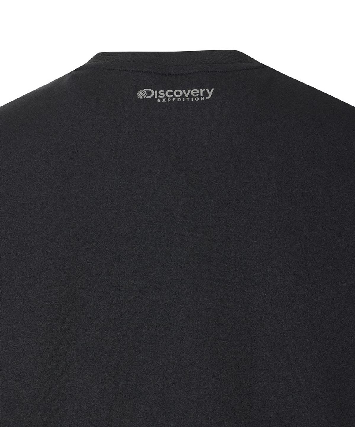 디스커버리 익스페디션(DISCOVERY EXPEDITION) 남성 모레인 빅로고 반팔티셔츠 (BLACK)