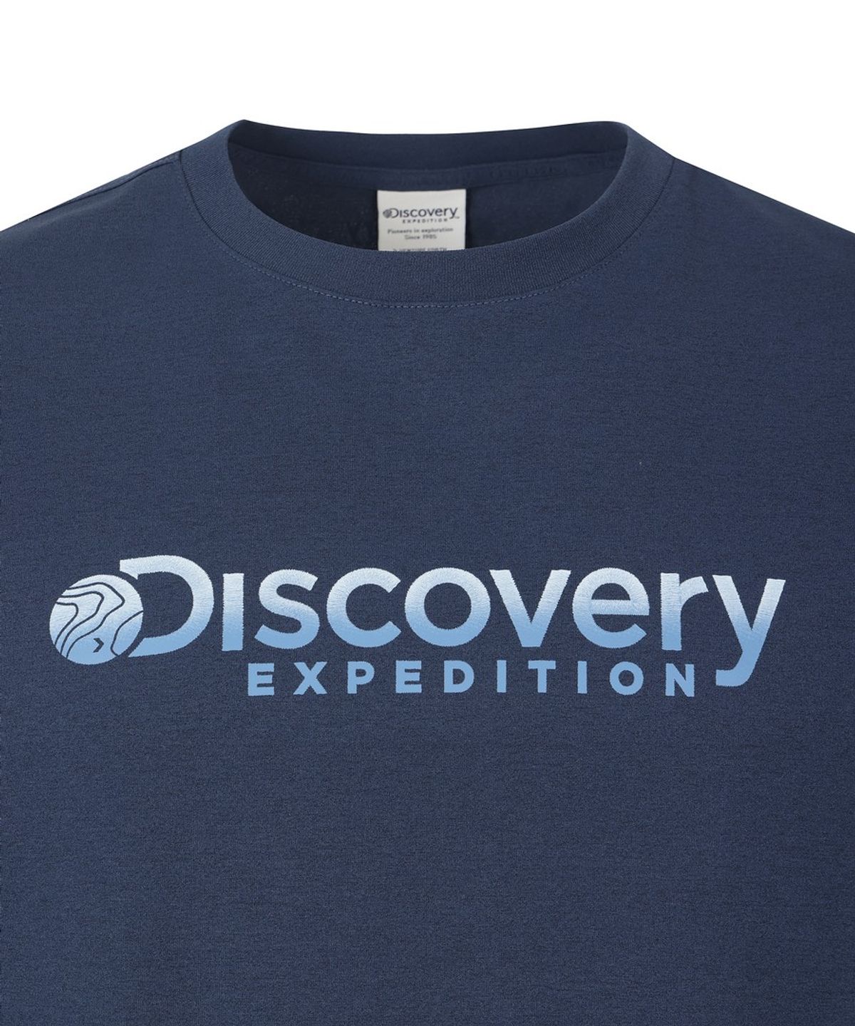 디스커버리 익스페디션(DISCOVERY EXPEDITION) 남성 모레인 빅로고 반팔티셔츠 (D/NAVY)