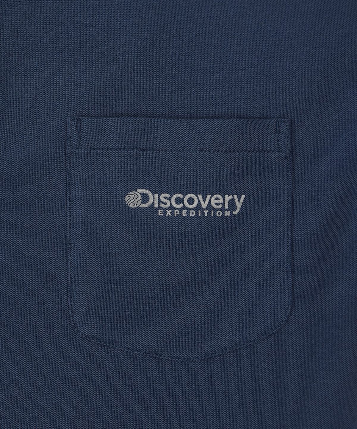 디스커버리 익스페디션(DISCOVERY EXPEDITION) 남성 프레시벤트 테드 포켓 카라티 (D/NAVY)