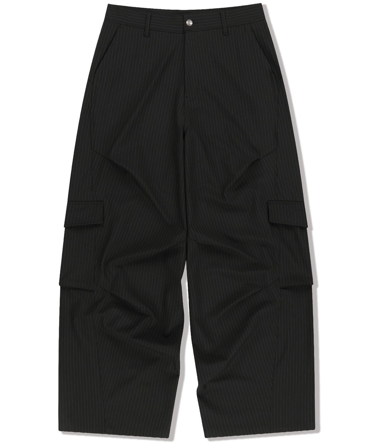 낫포너드(NOT4NERD) TR Stripe Curved Pants - Black