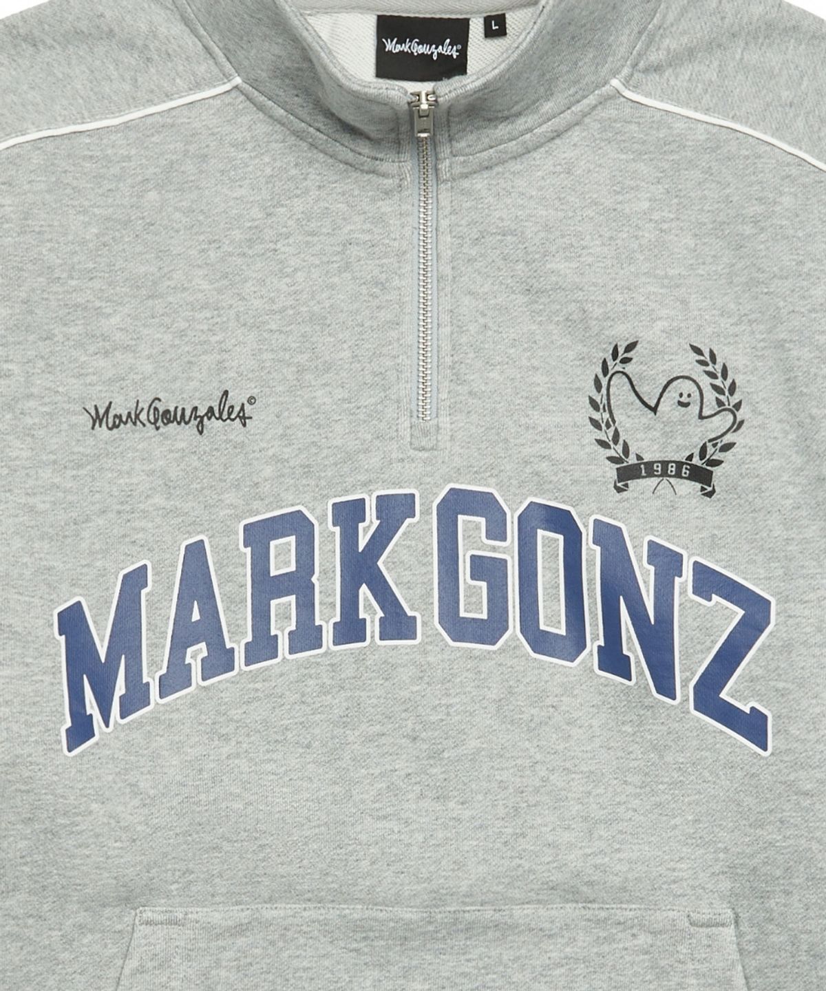 마크곤잘레스(MARK GONZALES) MG 스웨트 하프 집업 - M/GREY