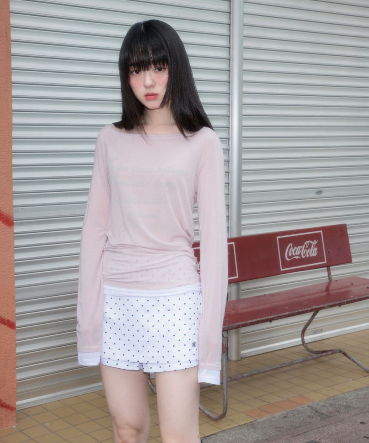 로제프란츠(ROSEFRANTZ) Dot Back Pocket Skirt Pants [Ivory]