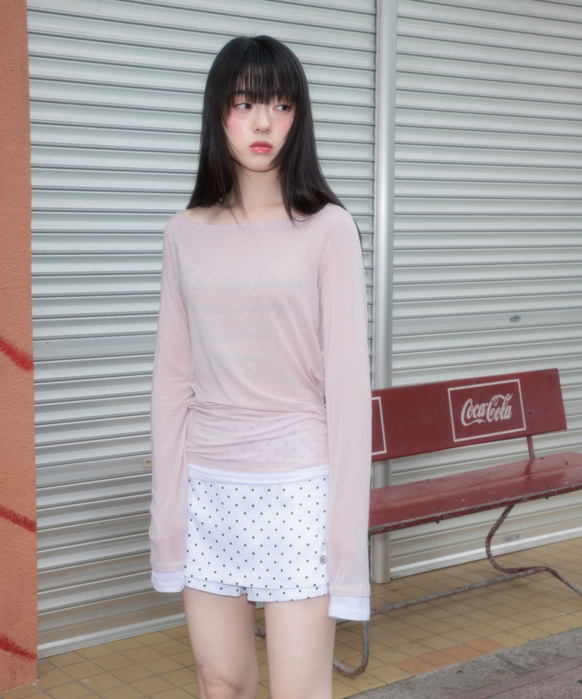 로제프란츠(ROSEFRANTZ) Dot Back Pocket Skirt Pants [Ivory]