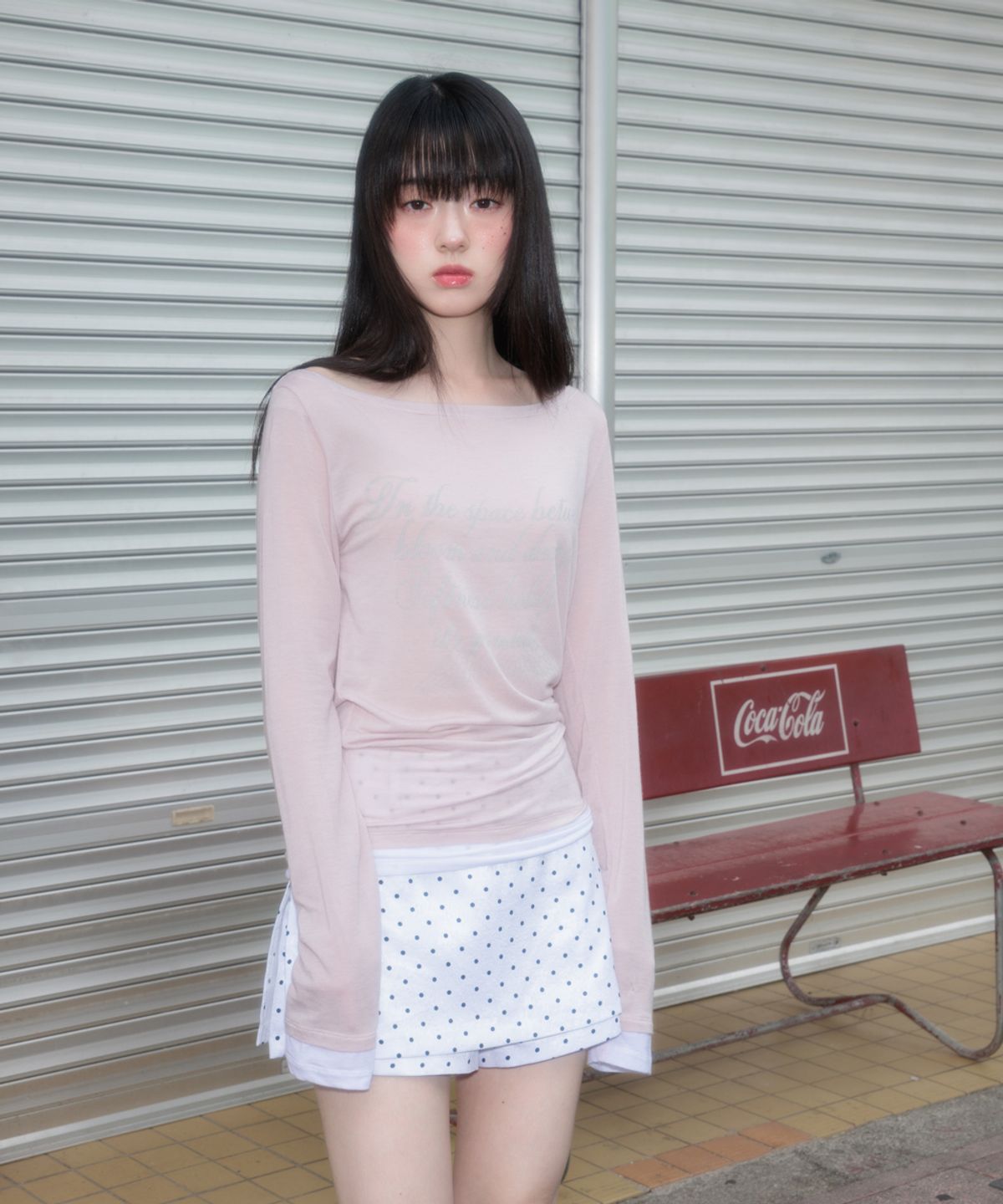 로제프란츠(ROSEFRANTZ) Dot Back Pocket Skirt Pants [Ivory]