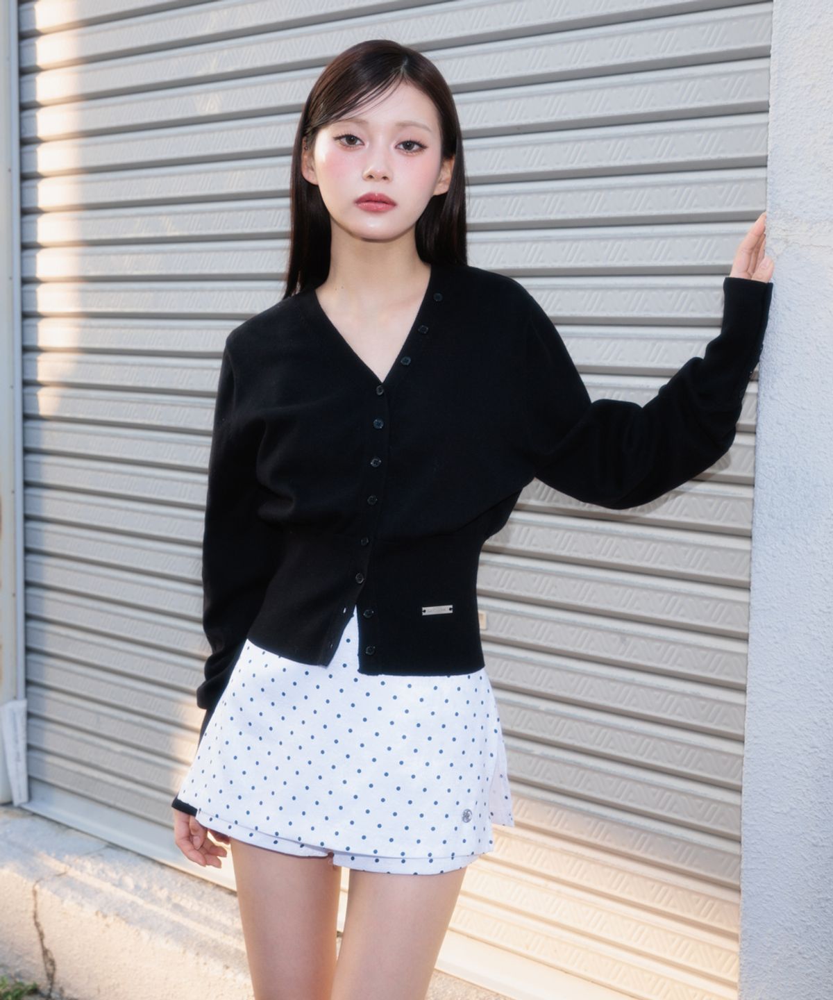 로제프란츠(ROSEFRANTZ) Dot Back Pocket Skirt Pants [Ivory]
