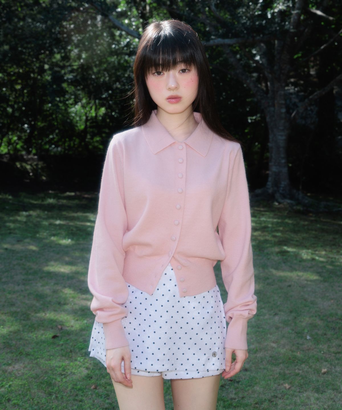 로제프란츠(ROSEFRANTZ) Dot Back Pocket Skirt Pants [Ivory]