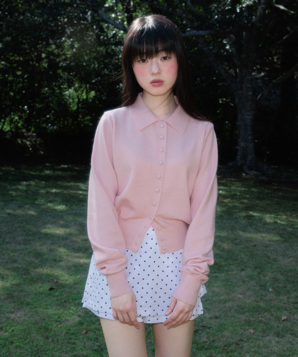 로제프란츠(ROSEFRANTZ) Dot Back Pocket Skirt Pants [Ivory]