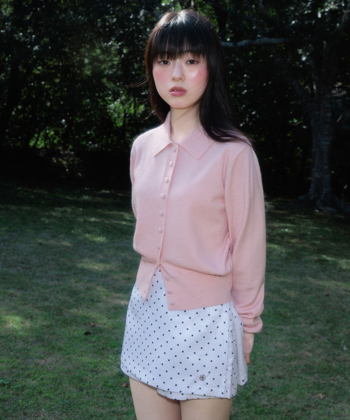 로제프란츠(ROSEFRANTZ) Dot Back Pocket Skirt Pants [Ivory]