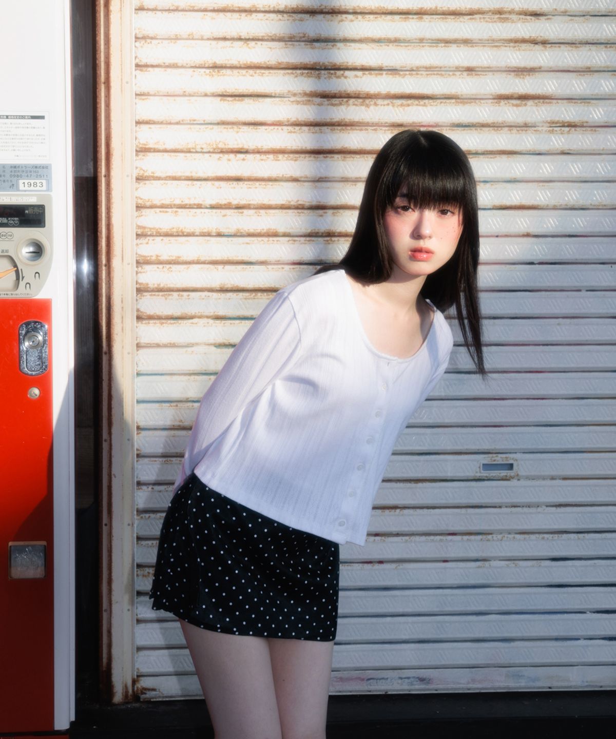 로제프란츠(ROSEFRANTZ) Dot Back Pocket Skirt Pants [Black]
