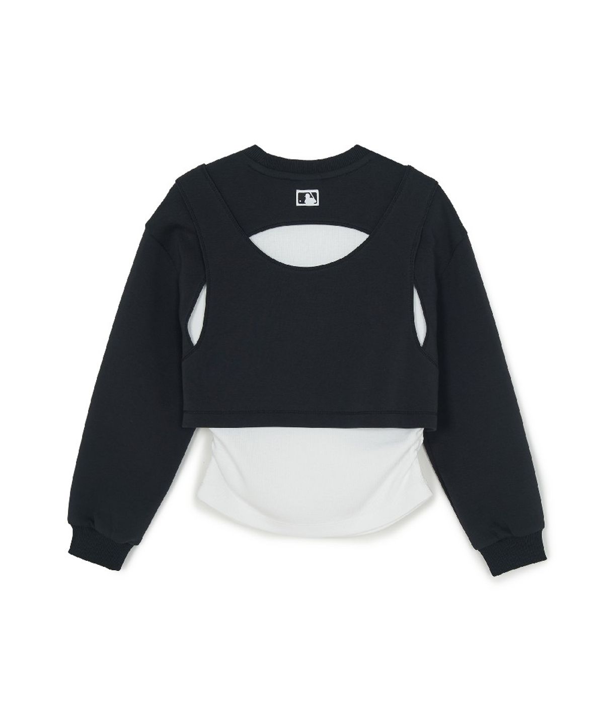 엠엘비 키즈(MLB KIDS) 스트릿 걸즈 레이어드 맨투맨 NY (Black)