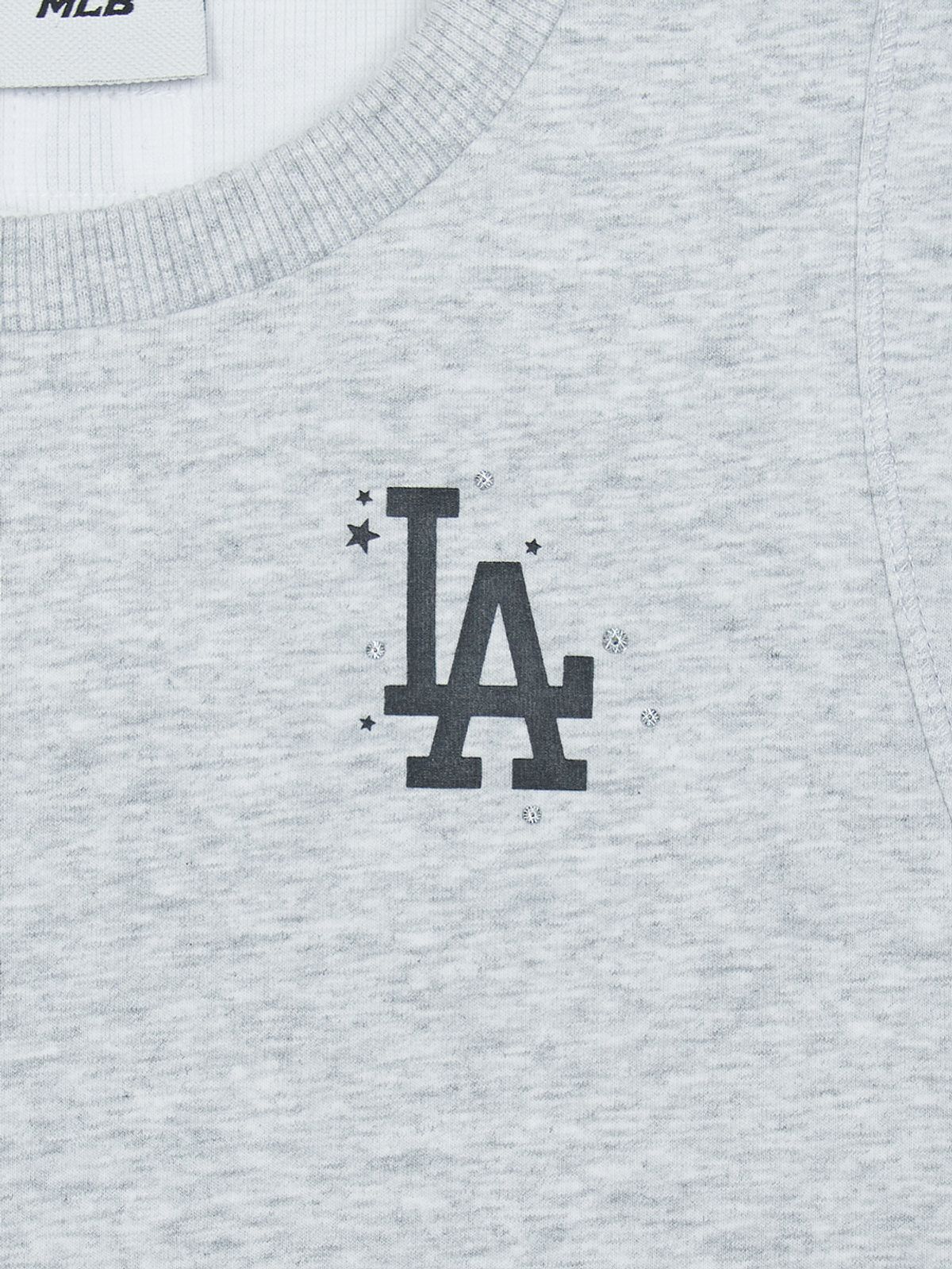 엠엘비 키즈(MLB KIDS) 스트릿 걸즈 레이어드 맨투맨 LA (L.Melange Grey)