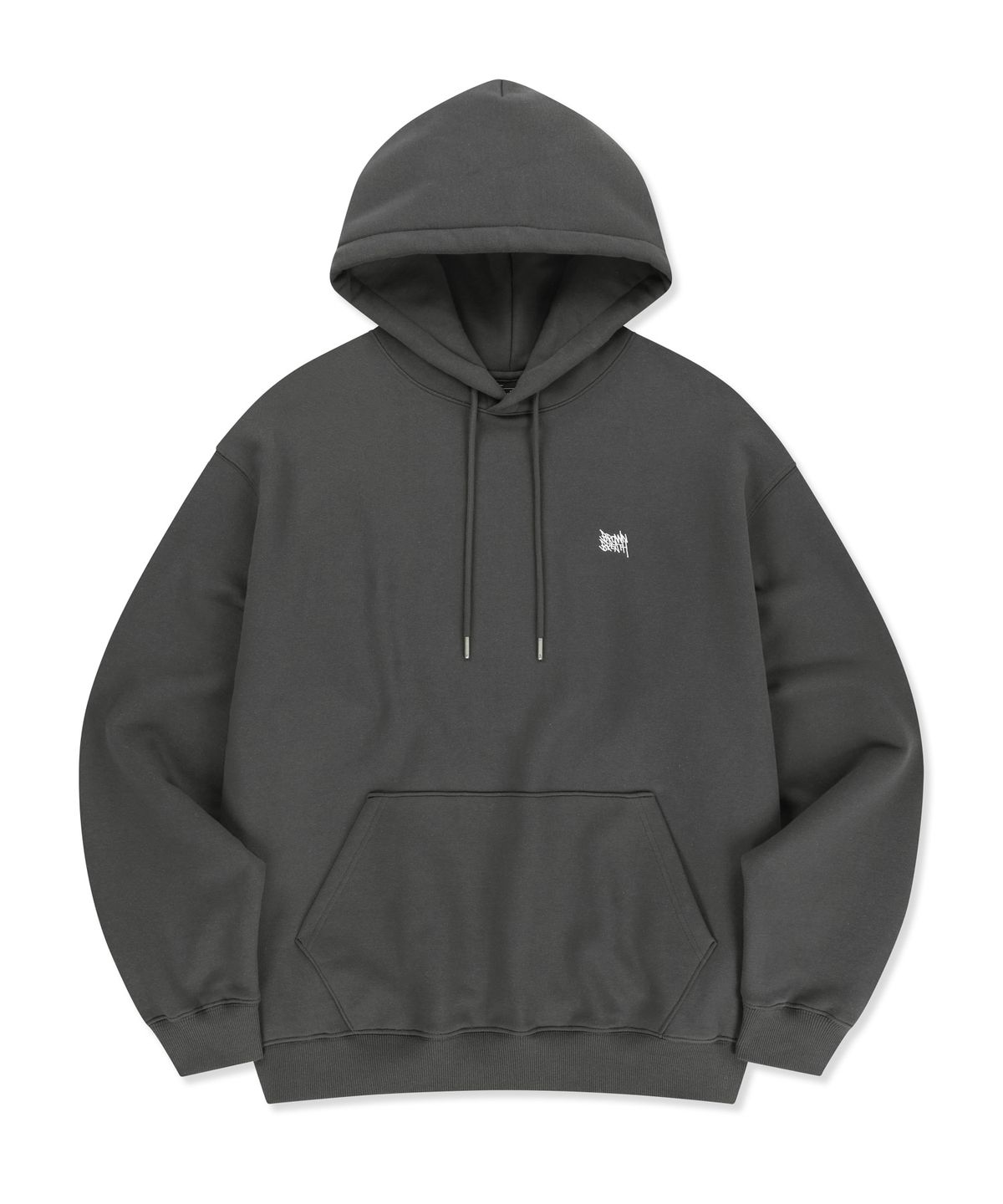 브라운브레스(BROWNBREATH) 20TH ANNIV TAG HOODIE - CHARCOAL