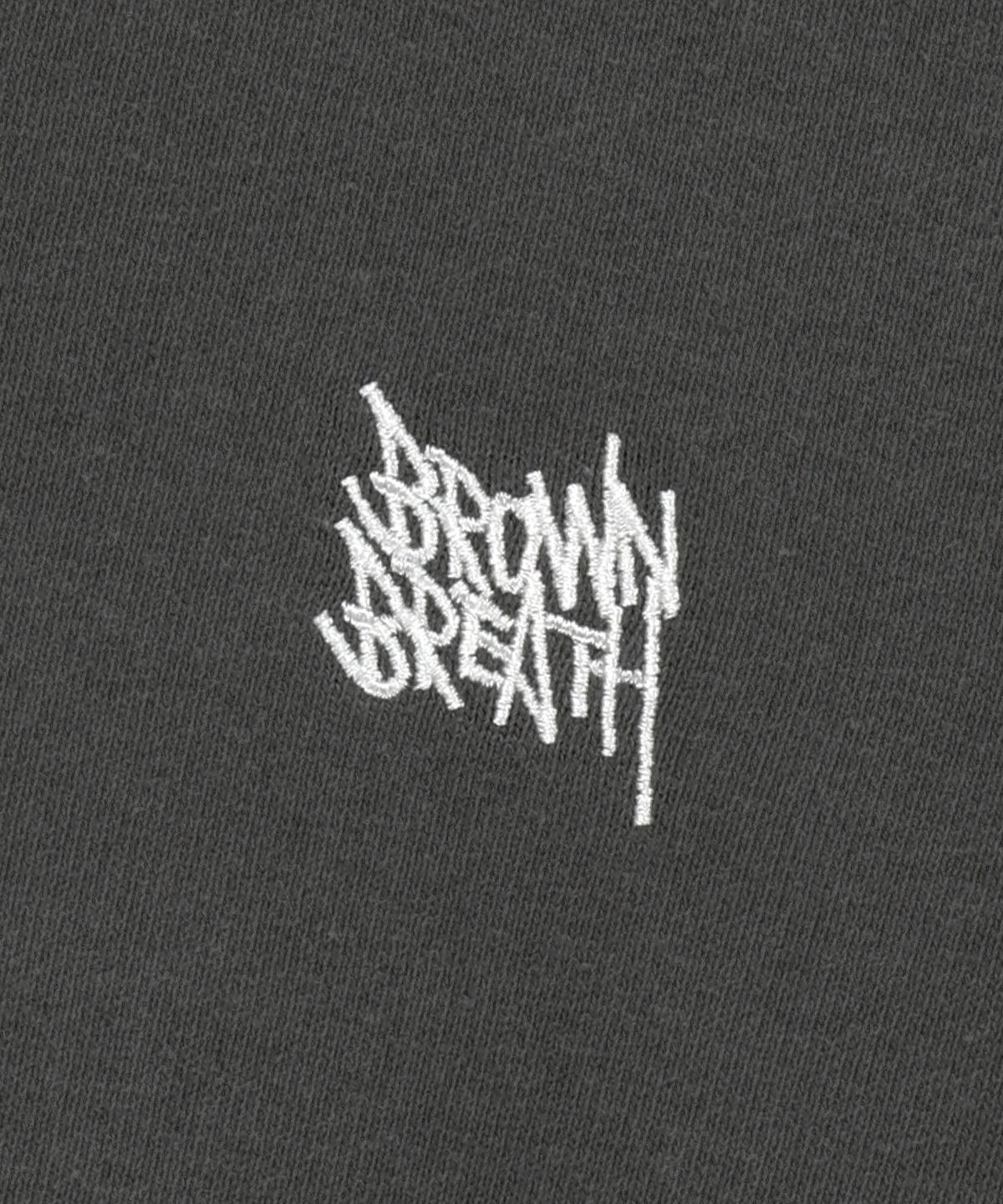 브라운브레스(BROWNBREATH) 20TH ANNIV TAG HOODIE - CHARCOAL
