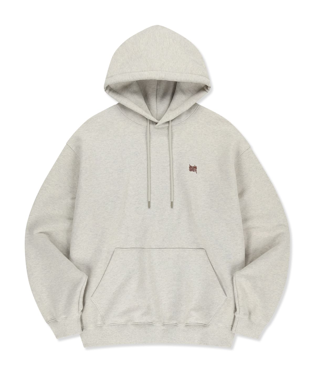 브라운브레스(BROWNBREATH) 20TH ANNIV TAG HOODIE - OATMEAL