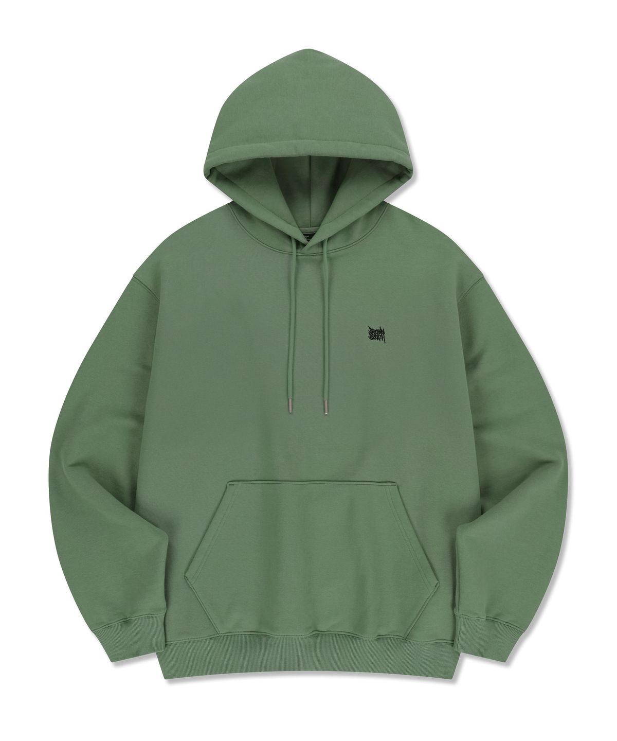 브라운브레스(BROWNBREATH) 20TH ANNIV TAG HOODIE - OLIVE